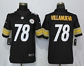 Nike Steelers 78 Alejandro Villanueva Black Vapor Untouchable Limited Jersey,baseball caps,new era cap wholesale,wholesale hats